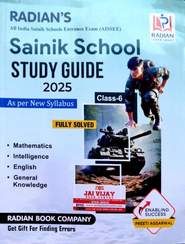 RADIANS Sainik School Class 6 STUDY GUIDE 2025