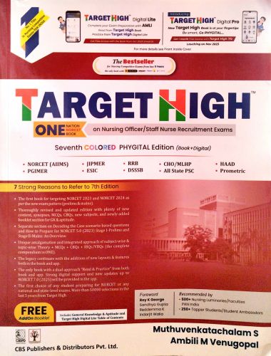 TARGET HIGH BOOK on Nursing Officer / Staff Nurse Recruitment Exam