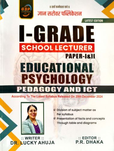 GSP I GRADE EDUCATIONAL PSYCHOLOGY PEDAGOGY AND ICT